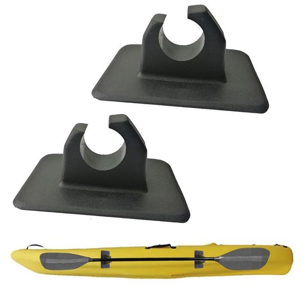 Accessoires de kayak PVC Dinghy Canoe Paddle Storage Mount Patch Clips de pagaie de bateau gonflable Oar Rowing Paddle Holder Kayak Accessoires 230727