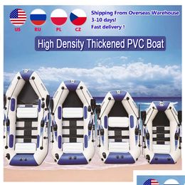 Accessoires de kayak PVC Board gonflable 3 couches de pêche à 3 couches usure résistant pour 26 personnes Airon canoë 240127 Drop livraison SP DHNJW