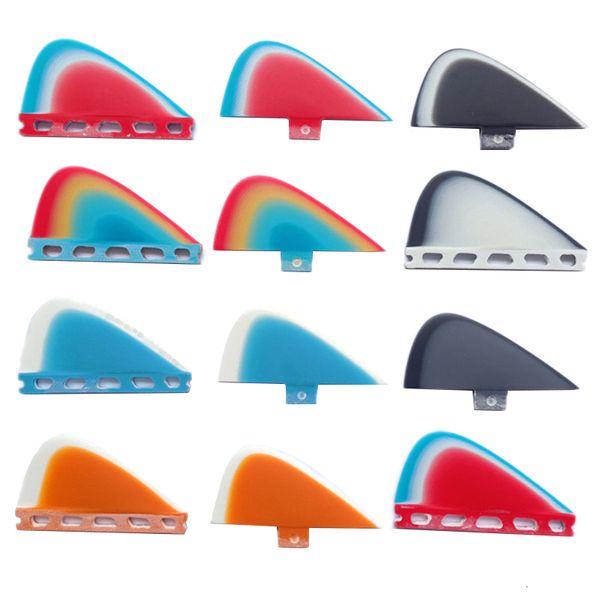 Accessoires de kayak Ailerons de surf BiLong FCS Fin Knubster Center Kneel Barbatanas de Red Azul central Planche de surf wakeboard 230720