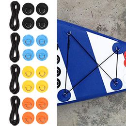 Kajak Accessoires Surfplank Vervangende Onderdelen Kits Rvs D Ring Patch 2 5 m Elastisch Touw voor SUP Paddle board 230720