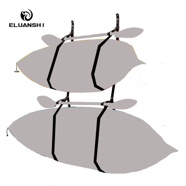 Accessoires de kayak Sangle de suspension - Ensemble de 2 pagaie kayak de pesca bateau canoë caoutchouc pêche Accessoires bateau SUP Planche de surf marine noir 230726