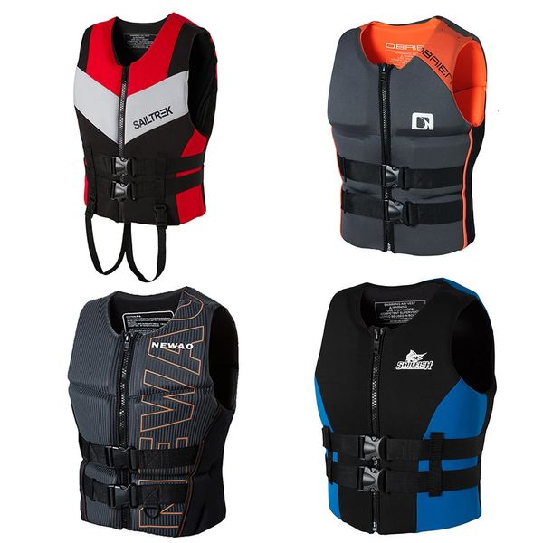 Kayak Life Vest Adults Surf Jacket JET SKI SKI Motorboats Wakeboard Radeau pour les bateaux Fishing Swimming Drifting Rescue 240403