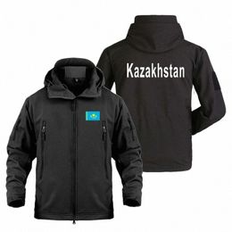 Kazakhstan militaire vestes d'extérieur pour hommes polaire chaud coupe-vent imperméable SoftShell homme manteau veste requin peau tactiques à capuche 68g9 #