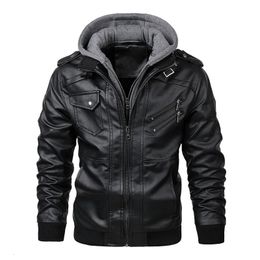 KB vestes en cuir pour hommes automne décontracté moto veste en cuir synthétique polyuréthane Biker manteaux en cuir marque vêtements taille ue SA722 240102
