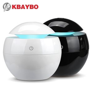 KBAYBO 130ML Ultra aromathérapie diffuseur d'huile essentielle maison purificateur d'air électrique humidificateur avec 7 couleurs LED lumières Y200416