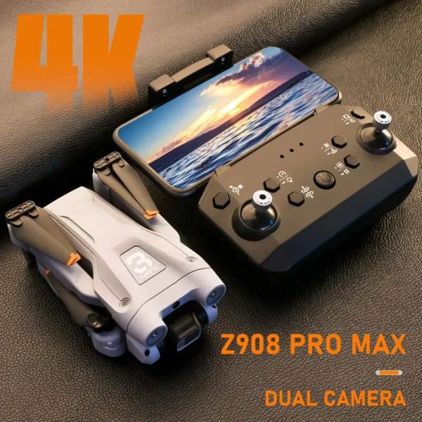 KBDFA MINI Z908PRO MAX DRONE: 4K ESC, WiFi FPV, évitement des obstacles, moteur sans balais, quadcoptère pliant pour le plaisir aérien professionnel