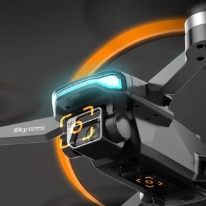 KBDFA nouveau AE10 MINI RC Drone HD double caméra avec flux de lumière Dron GPS FPV WIFI professionnel hélicoptère RC avion jouets pour garçons UAV