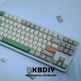 KBDiy GMK 9009 rétro cerise profil Keycap 134 clavier mécanique bricolage personnalisé PBT DYESUB 61 60 Bakclit ISO Keycaps 231228