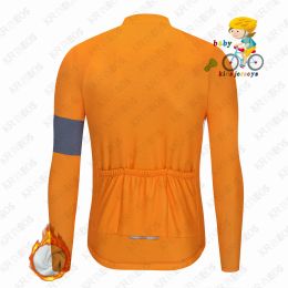 Kbora Kids Cycling Jersey Set Winter Thermal Fleece Children Cycling Clothing Bike Bicycle Bike Pak Boys Cycling Ropa Ciclismo