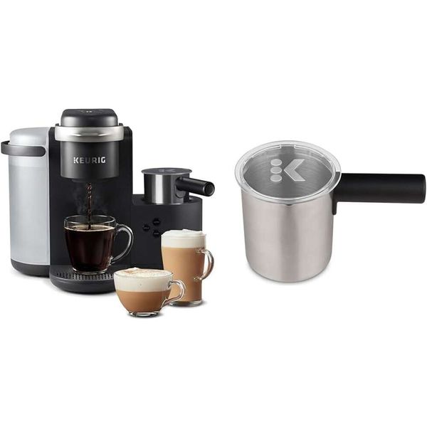 KCAFE SIV SIV SIVE K CUPE CAFEO LATTE Y CAPPUCCINO EN DARK CHARCOAL FUNCIONA CON LECHO NO LA LECHA NO LA LA LA LECHA, EL COMO COTAL, COMPATIBLE EN SOLO