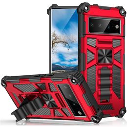 Kckstand Gevallen Voor Google Pixel 8 8A 7A 7 6 6A Pro Samsung A14 A34 A54 A13 A33 A53 A73 s23 5G Telefoon Stand Fundas Shockproof Case