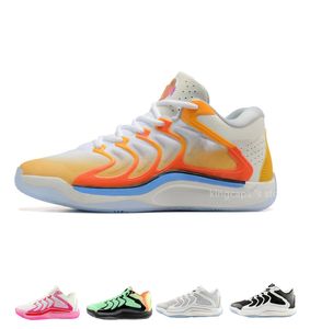 KD 17 Zapatillas de baloncesto Sunrise La última zapatilla de zapatos de Kevin Durant deportes al aire libre Shoes Athletic Shops Kingcaps Dhgate 2024 Amortiguación de amortiguación absorbente