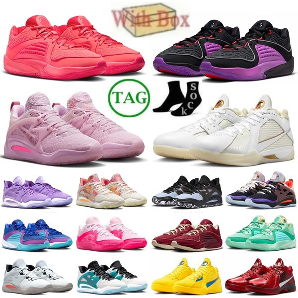 KD Americas 15 Cup 16 3 Mango KD15 Silver Aunt Pearl Ember Glow Wanda NY vs NY Noir Rouge Royal Bleu XL Blanc Or Cuir Chaussures plates hommes Casual Soft R w27L #