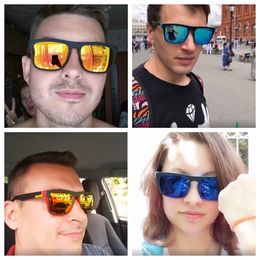 KDEAM Europese en Amerikaanse explosief gepolariseerde zonnebril vierkante sport vrije tijd zonnebril Mannen en vrouwen penetratie gebruikers buiten zonnebrillen KD156