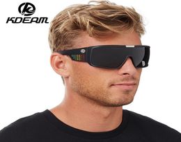 KDeam Outdoor Oversized Shield Dragon Sunglasses Men Single Lens Steampunk Goggles Surfglazen KD25149772912