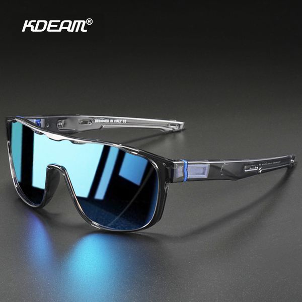 KDEAM lunettes de soleil polarisées surdimensionnées hommes femmes mode Sport Style conduite lunettes de pêche cadre Super léger N34