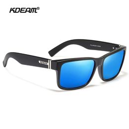 KDEAM lunettes de soleil polarisées Sport pour hommes femmes Protection UV lunettes de soleil carrées pour Baseball conduite course pêche Golf CX2007062629