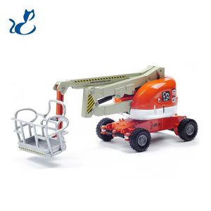 KDW Diecastlegering Luchtwerkvrachtwagen, Model Auto Toy, 1:87 Engineering Voertuig Ornament, voor Kerst Kid Verjaardag Jongen Gift, Verzamelen, 2-1