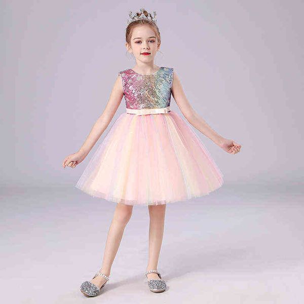 KEAIYOUHUO 3-12 años encaje adolescentes niños niñas boda niña vestido elegante princesa fiesta desfile vestido Formal bebé niños vestido G1129