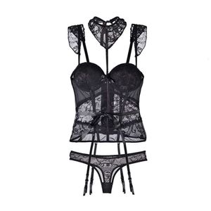 Lingerie sexy push-up corset kiel waistcoat stalen borst support kussen apart body shapewear vrouw Q240412