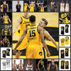 Keegan Murray Basketball Jersey Iowa Hawkeyes Stitched College Jerseys 2022 Escuela de la NCAA Ropa de baloncesto personalizada