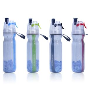 Botella de agua para bicicleta con aislamiento Keep Cool, botella exprimible con pulverizador, 17 oz (500 ml). Libre de BPA 201105