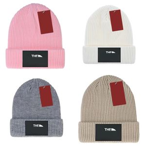 Mantenga abrigado gorro de diseñador gorro de punto para mujeres hombres otoño e invierno al aire libre ocio deportes capó mujer invierno clásico gris azul fa04