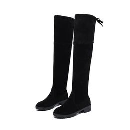 Gardez au chaud hiver automne 174 sur la femme tissu stretch knee bottes hautes femmes chaussures botas mujer 231124 360