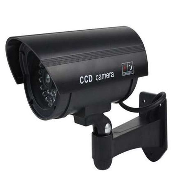 Gardeur Imperméable Fake CCTV Caméra de vidéosurveillance avec une LED clignotante pour une fausse caméra réaliste extérieure ou intérieure pour la sécurité