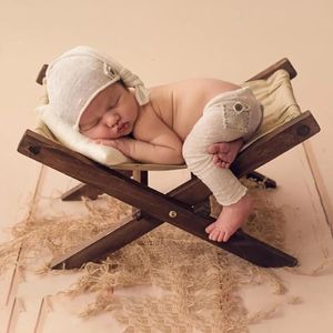 Keepsakes geboren bed pography rops strand dekstoel houten multifunctionele bank baby po fotografia poseren shoot studio accessoires 230526