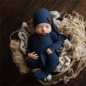 Keepsakes born P ography Romper Set Accessories For P oshoot Article Boy Shooting Outfit Girl Clothing Session Male Overalls Suit 231019
