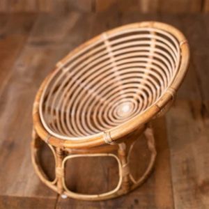 Souvenirs nés Pography Props Handmade Bamboo Basket Vintage Chair Po Shooting Posing Sofa for Boys Girls Baby Fotografia Props 230526