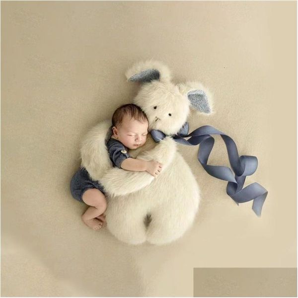 Recuerdos Nacidos Pografía Props Peluche Animal Conejito Muñeca Posando Almohada Po Cojín Estudio Mat 230901 Entrega de gotas Bebé Niños Maternidad Gif Dhros