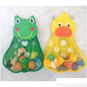 Souvenirs Mignon Bébé Jouets De Bain Organisateur Maille Net Jouets Sacs De Rangement Forte Ventouses Paniers De Salle De Bain Essentiels Support De Douche Drop D Dhjz8