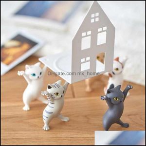 KeepSakes Figurines pour les accessoires de bureau de bureau japonais Dancing Cat Holder Étudiant Beldomtop Ornement 4690 Q2 Drop de Mxhome DHSQ7