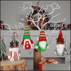 Souvenirs lumineux elfe oreille poupée pendentif fête mignon gnomes sans visage Mxhome Dhlnp