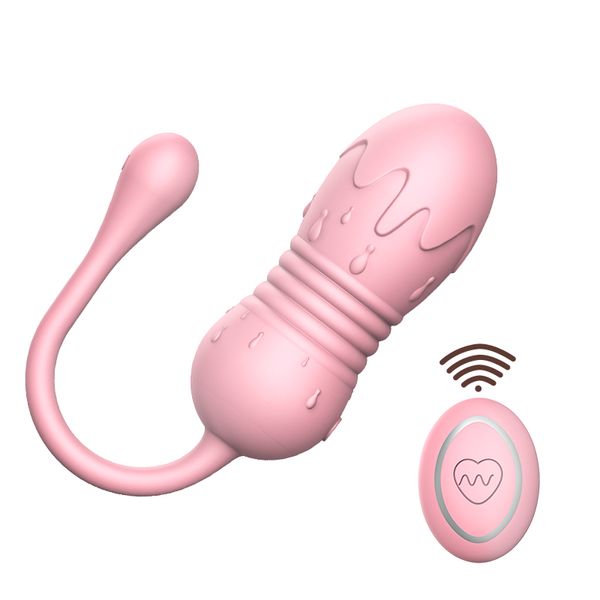 Kegel Balls para Mujeres Mini Vibradores Juguetes Sexuales G-Spot Dildos 8 Speed Pequeño Vibrador Inalámbrico Con Control Remoto Bragas Huevos Vibrantes Vibración