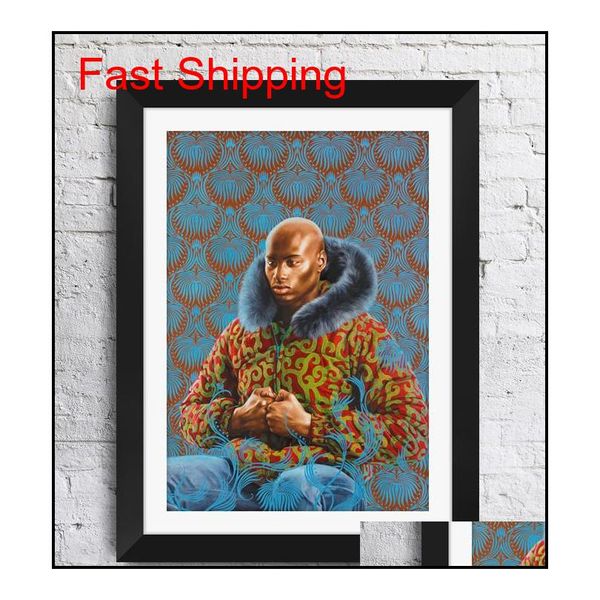 Kehinde Wiley Art Painting Art Poster Decoración de la pared Imagen Impresión Unframe 16 qylbkI bdenet