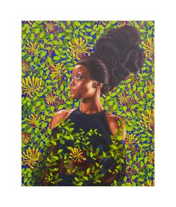 Kehinde Wiley Shantavia Beale II 2012 Painting Poster Print Home Decor Framed of Unframed Photopaper Material