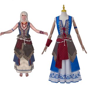 Keira Metz Cosplay Kostuum Game Hunt Carreras Sorceress Traditionele Outfit Adviseur Keira Metz Uniform Pak voor Vrouwen Halloween