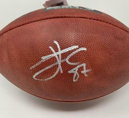 Kelce Mahomes Barkley Manning Witten Gesigned Signatured Signatured Signaturer Auto Signograph Collectable Collection Sprots Basketball Ball Memorabilia