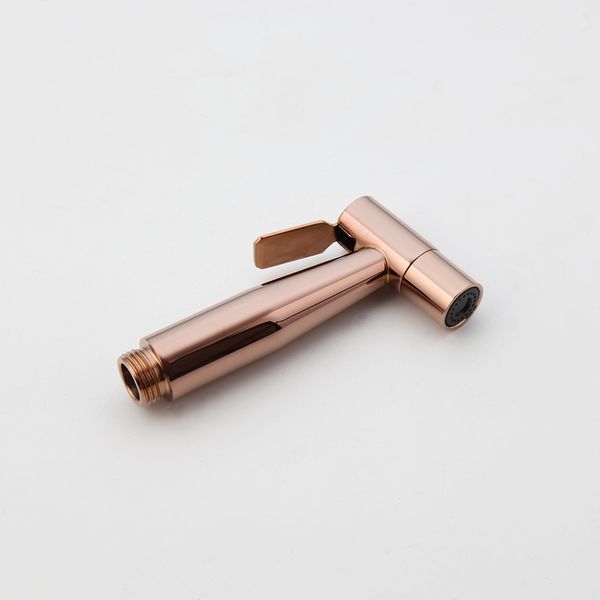 Kemaidi Rose Gold Bidet Faucets Moup Moup de salle de bain Fauche de toilette de douche avec douche à main