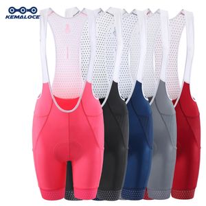 KEMALOCE femmes cyclisme cuissard solide rose noir femme Gel rembourré vélo Shorts longue balade cyclisme serré culotte avec poche latérale 240319