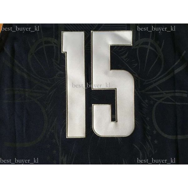 Kemba Walker Jersey #15 UConn Huskies Stitched Hot Basketball Jersey S-XXL Navy Blue White Envío gratis 302