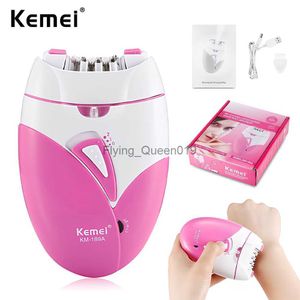 Kemei 189A Vrouwen Pijnloos Epilator Oplaadbare Lichaamsontharing Machine Elektrisch Scheren Privégedeelte Bikini Oksel Ontharen HKD 230825.