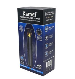 Kemei 1971 Pro Li toutliner Squelette Frappeur lourd Trimmless Men 0 mm Clipper Baldhed Finish Hair Cutting Machine 9637280