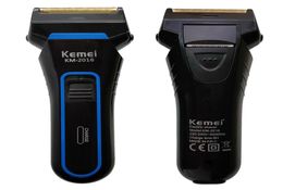 Kemei 2 lames rasoir électrique rasoirs électriques pour hommes rasoir Rechargeable Portable rasoir favoris Cutter D406505580