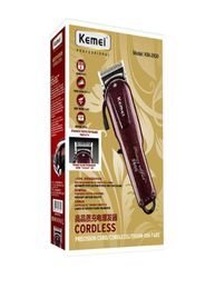 Kemei 2600 Rasoir de barbe électrique professionnelle 100240V Hair rechargeable Clipper Titane Couteau Hair Machine de coupe 8132534