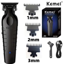Kemei KM-2299 Heren Hair Clipper Professional Electric Hair Clipper USB Oplaadbare Barber Trimmer Mens Electric Hair Clipper 240520