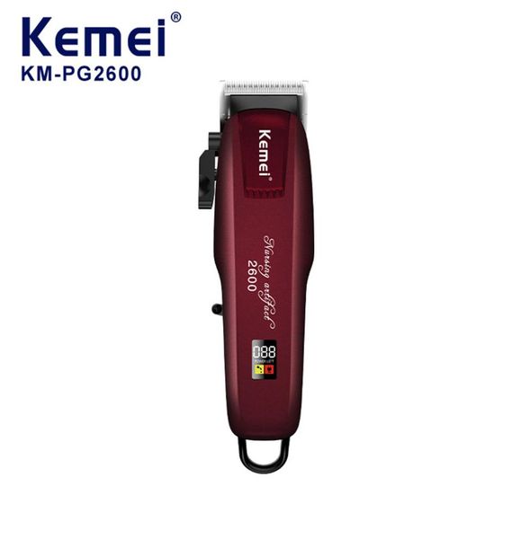 Kemei KM-PG2600 fondu professionnel pour hommes mélangeant le cordon de tondeuse à cheveux machine de coupe électrique sans fil rechargeable VS 26002765348